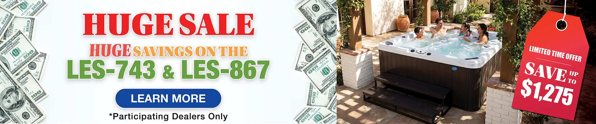 Calspas hot tub being used in a family setting - Whitby